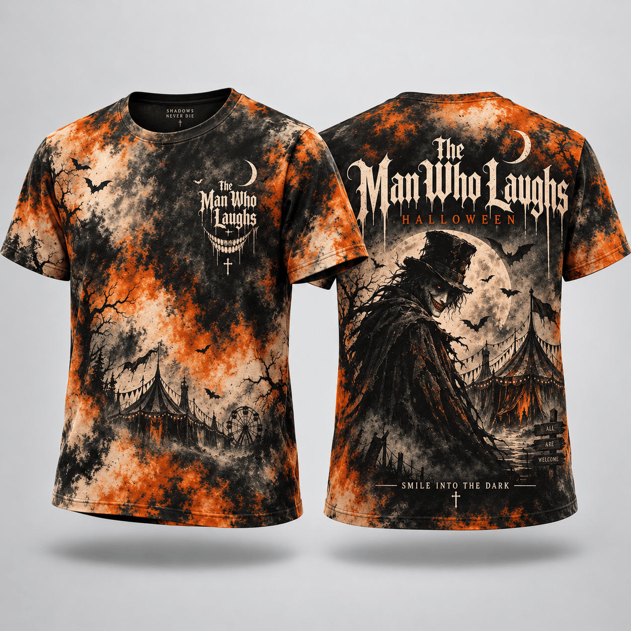The Man Who Laughs Carnival Halloween T-Shirt The Man Who Laughs Carnival Halloween T-Shirt