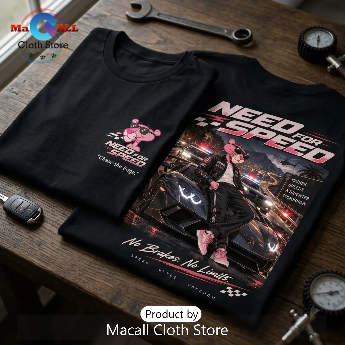 Need for Speed Pink Panther Street Racing Shirt Need for Speed Pink Panther Street Racing Shirt