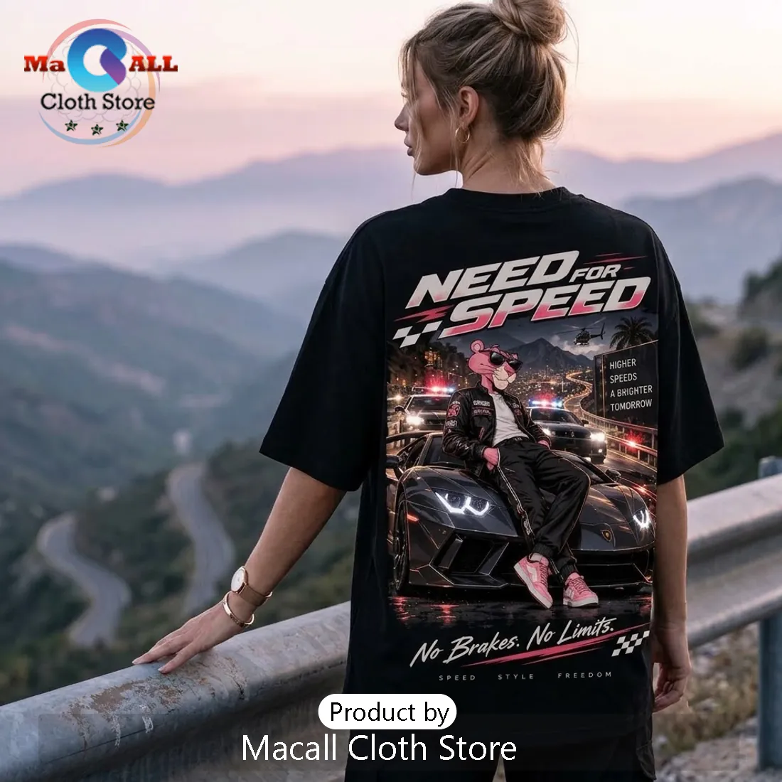 Need for Speed Pink Panther Street Racing Shirt Need for Speed Pink Panther Street Racing Shirt