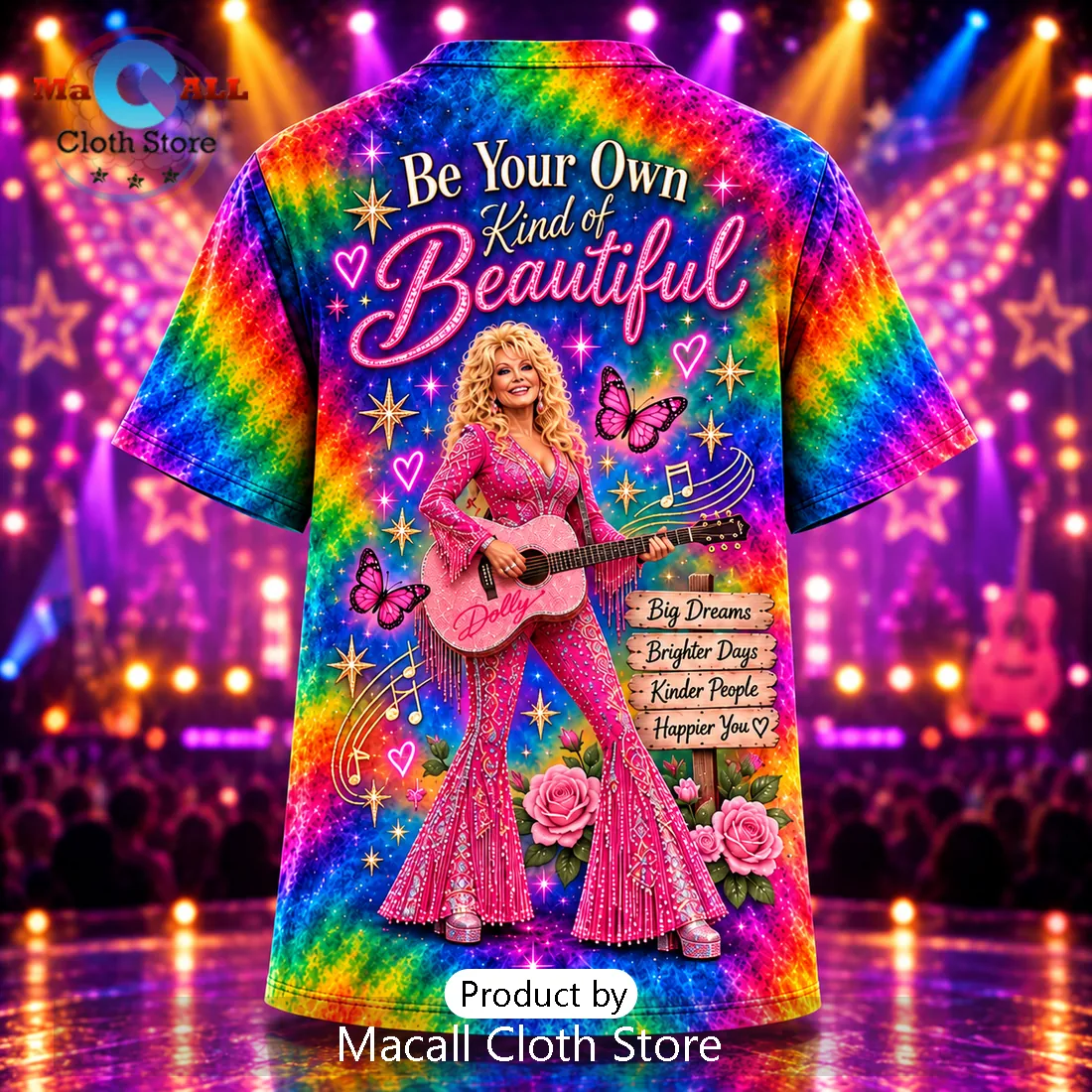 Dolly Parton What Would Dolly Do Tie Dye T-Shirt Dolly Parton What Would Dolly Do Tie Dye T-Shirt