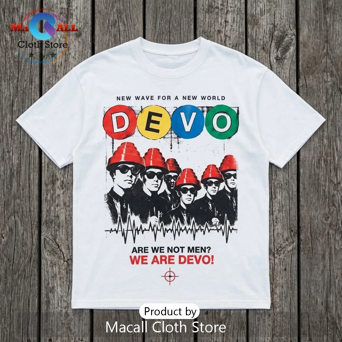 Devo Are We Not Men Band T-Shirt Devo Are We Not Men Band T-Shirt