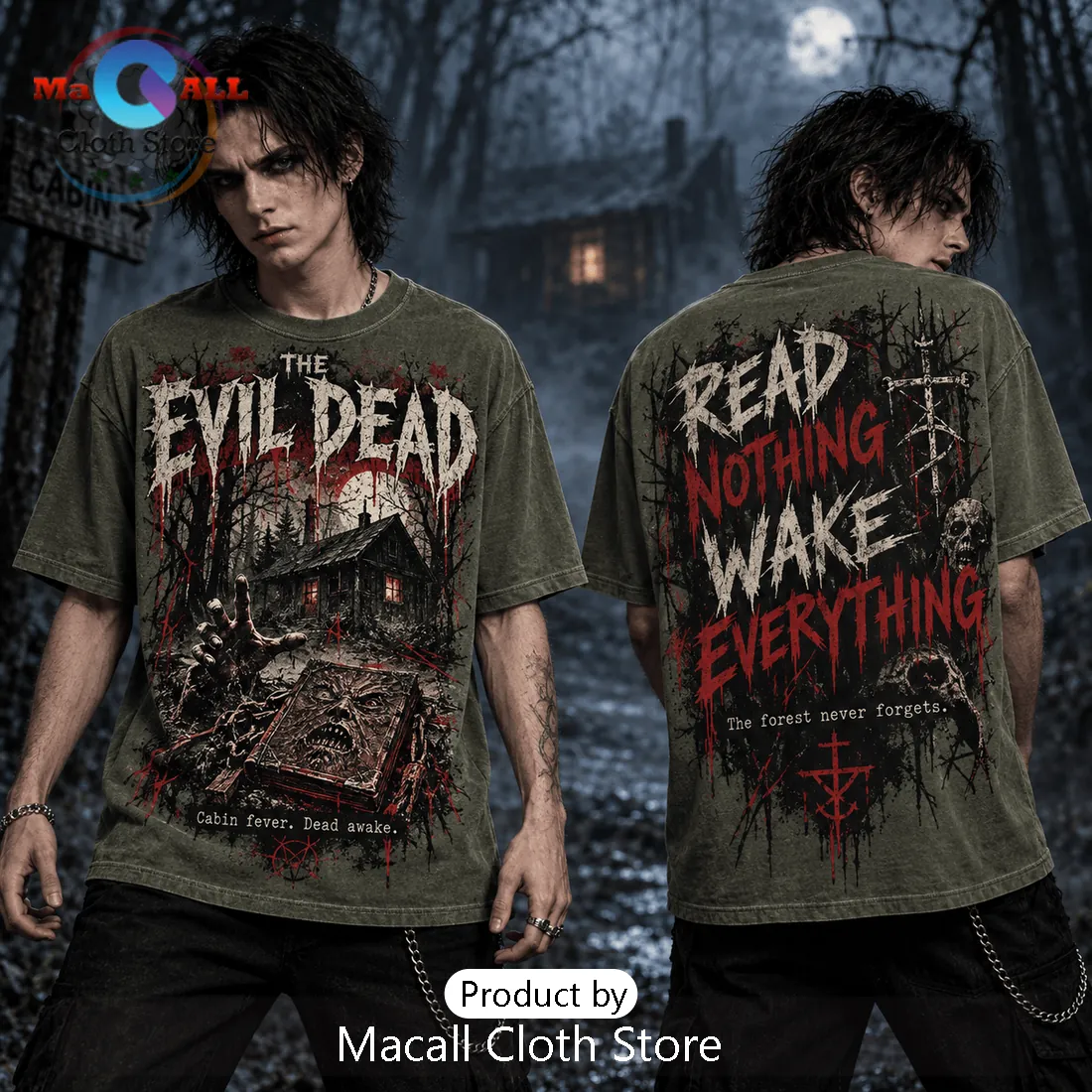 The Evil Dead Read Nothing Wake Everything T-Shirt