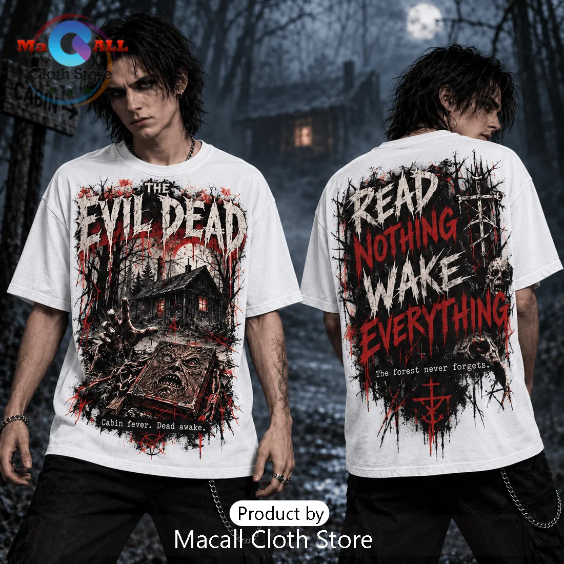 The Evil Dead Read Nothing Wake Everything T-Shirt