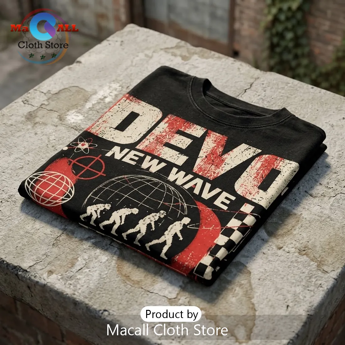 Devo New Wave Band Retro T-Shirt Devo New Wave Band Retro T-Shirt