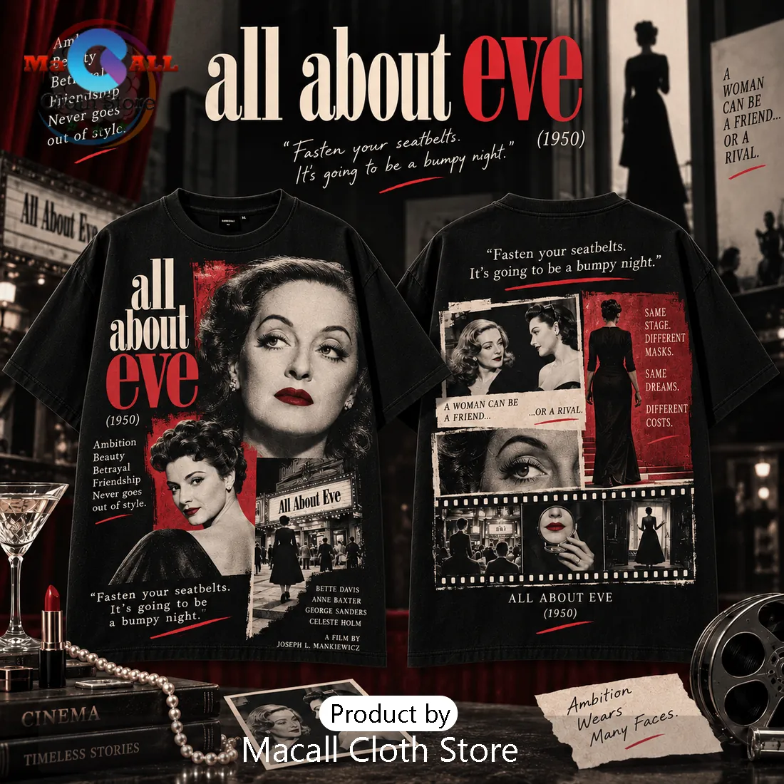 All About Eve Bette Davis Classic Film Shirt All About Eve Bette Davis Classic Film Shirt