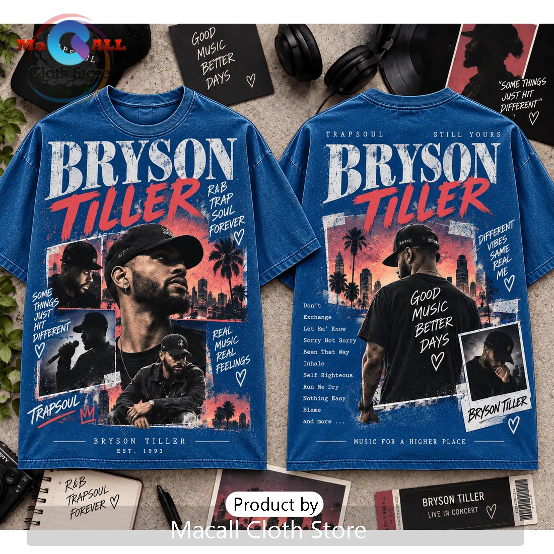 Bryson Tiller Trapsoul Album Cover Shirt