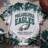 Detroit Lions Bleached Tie-Dye Shirt