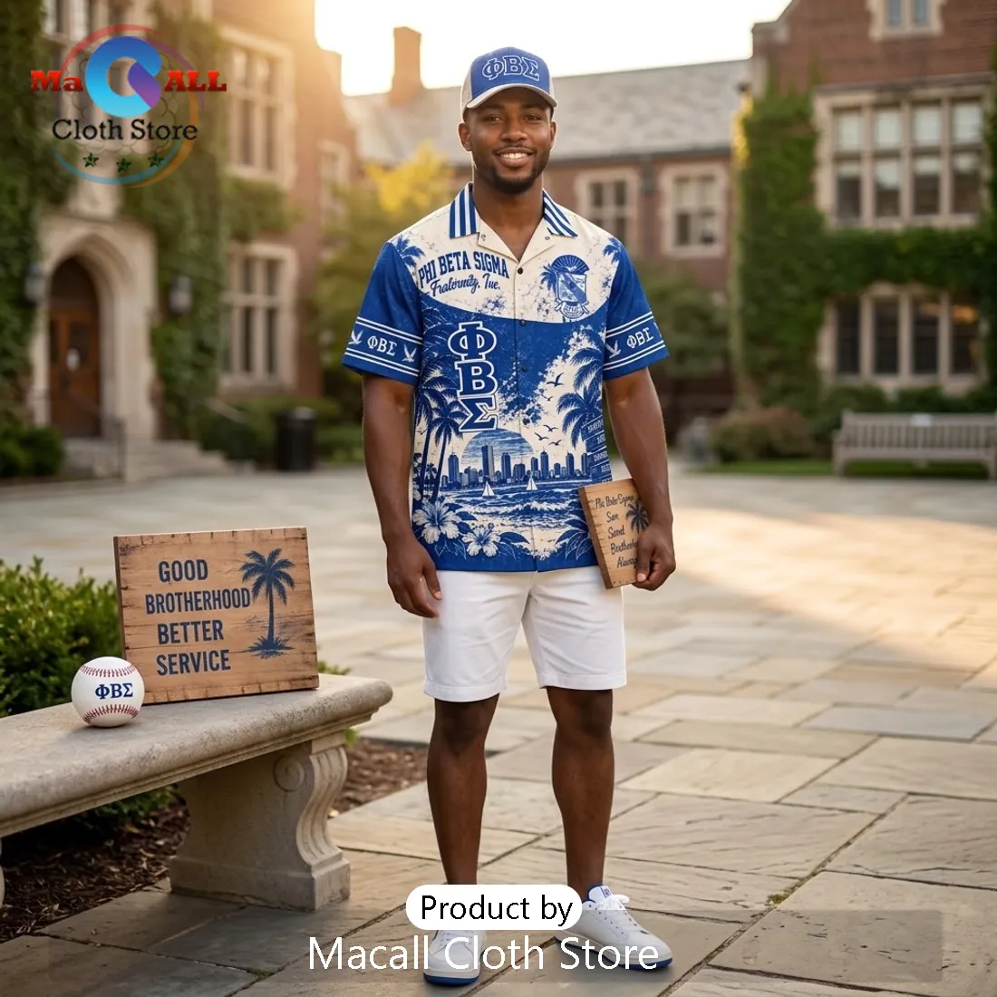 Phi Beta Sigma Fraternity Aloha Button Down Shirt Phi Beta Sigma Fraternity Aloha Button Down Shirt