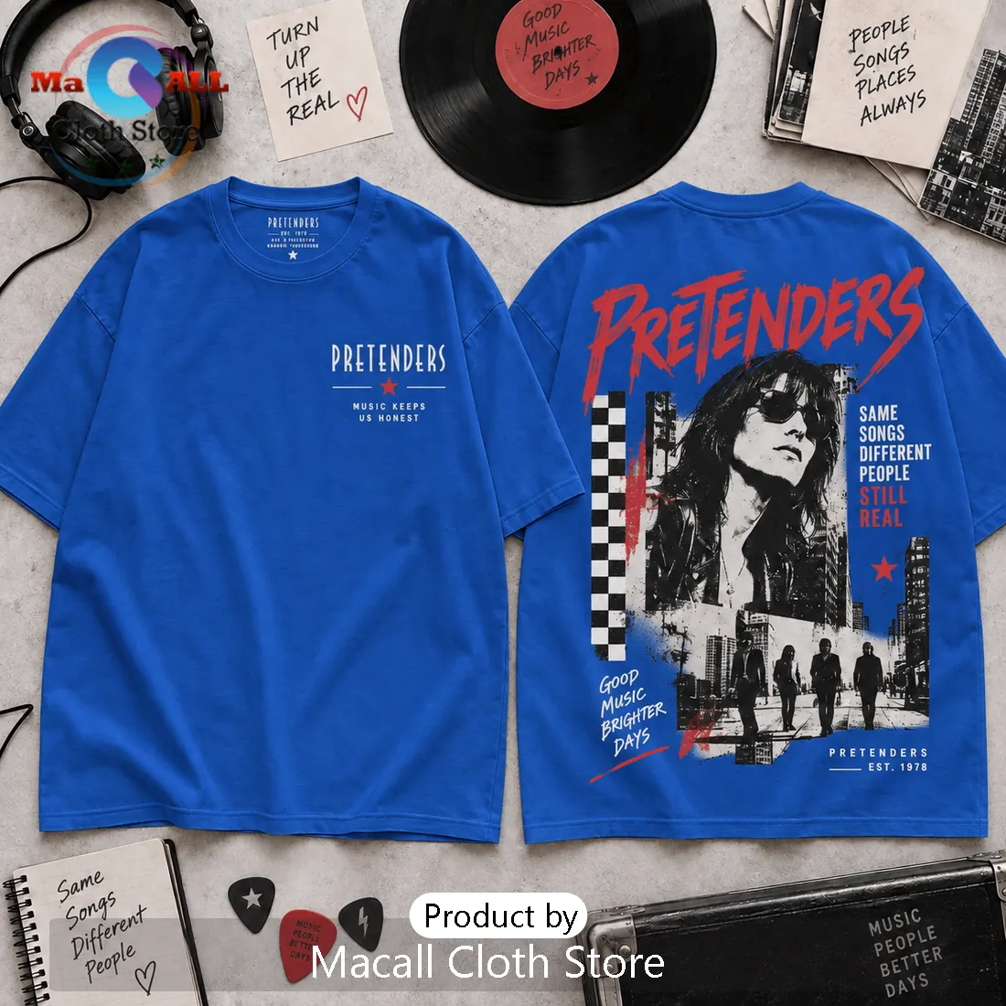 Pretenders Still Real Retro Concert Hawaiian Shirt Pretenders Still Real Retro Concert Hawaiian Shirt