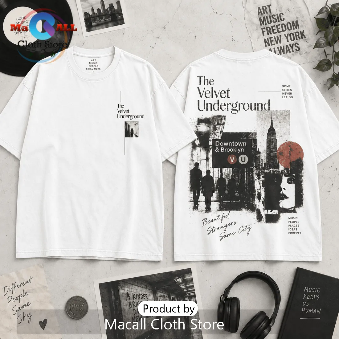 The Velvet Underground Black Streetwear Shirt The Velvet Underground Black Streetwear Shirt