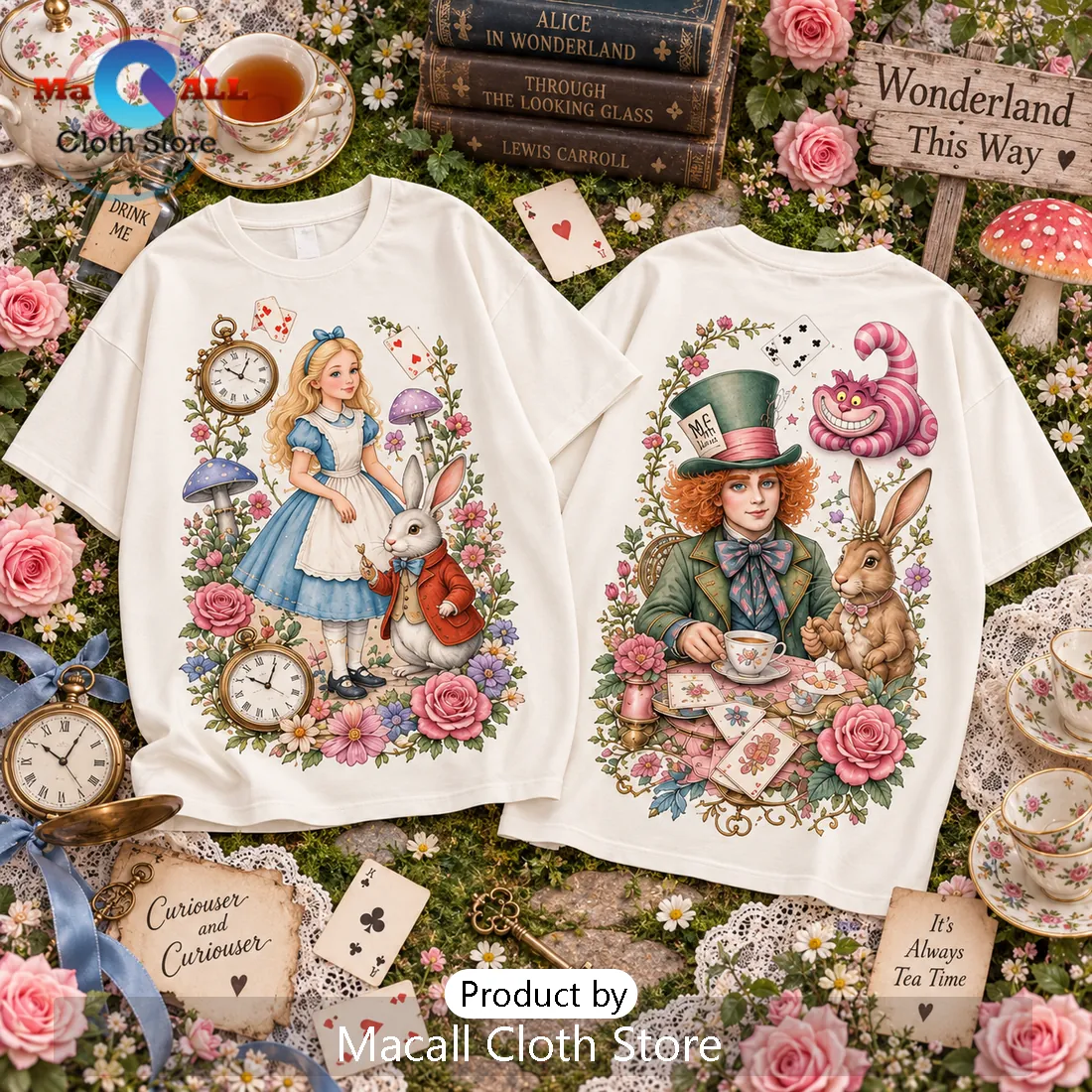 Alice in Wonderland Enchanted Garden Shirt Alice in Wonderland Enchanted Garden Shirt