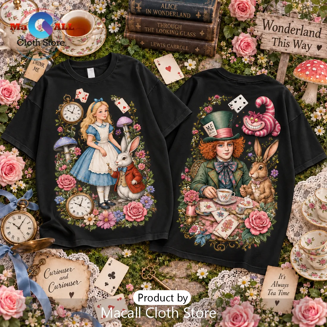 Alice in Wonderland Enchanted Garden Shirt Alice in Wonderland Enchanted Garden Shirt