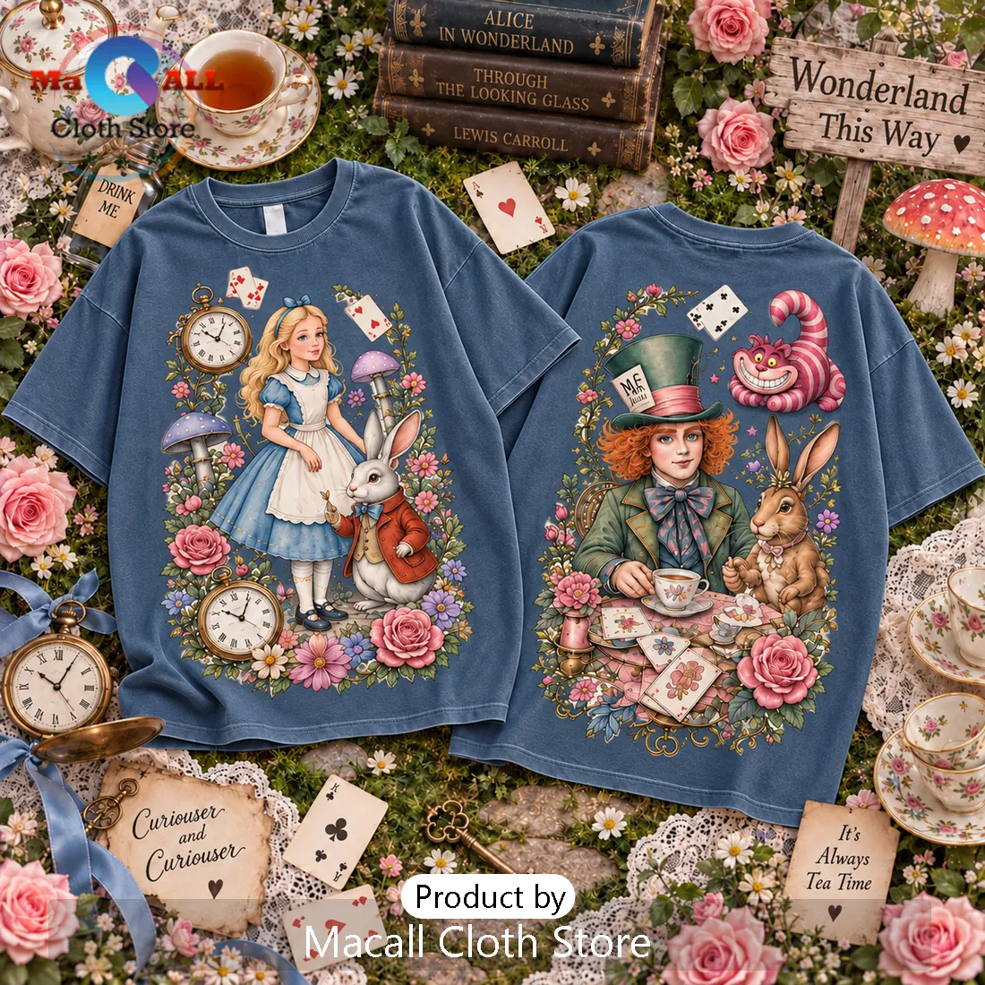 Alice in Wonderland Enchanted Garden Shirt Alice in Wonderland Enchanted Garden Shirt
