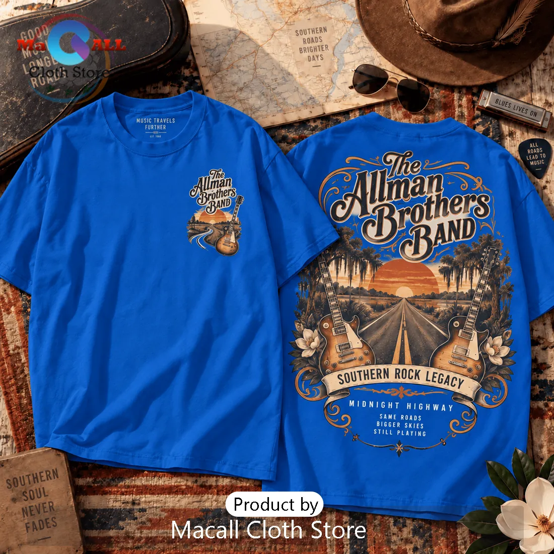 The Allman Brothers Band Southern Rock Shirt The Allman Brothers Band Southern Rock Shirt