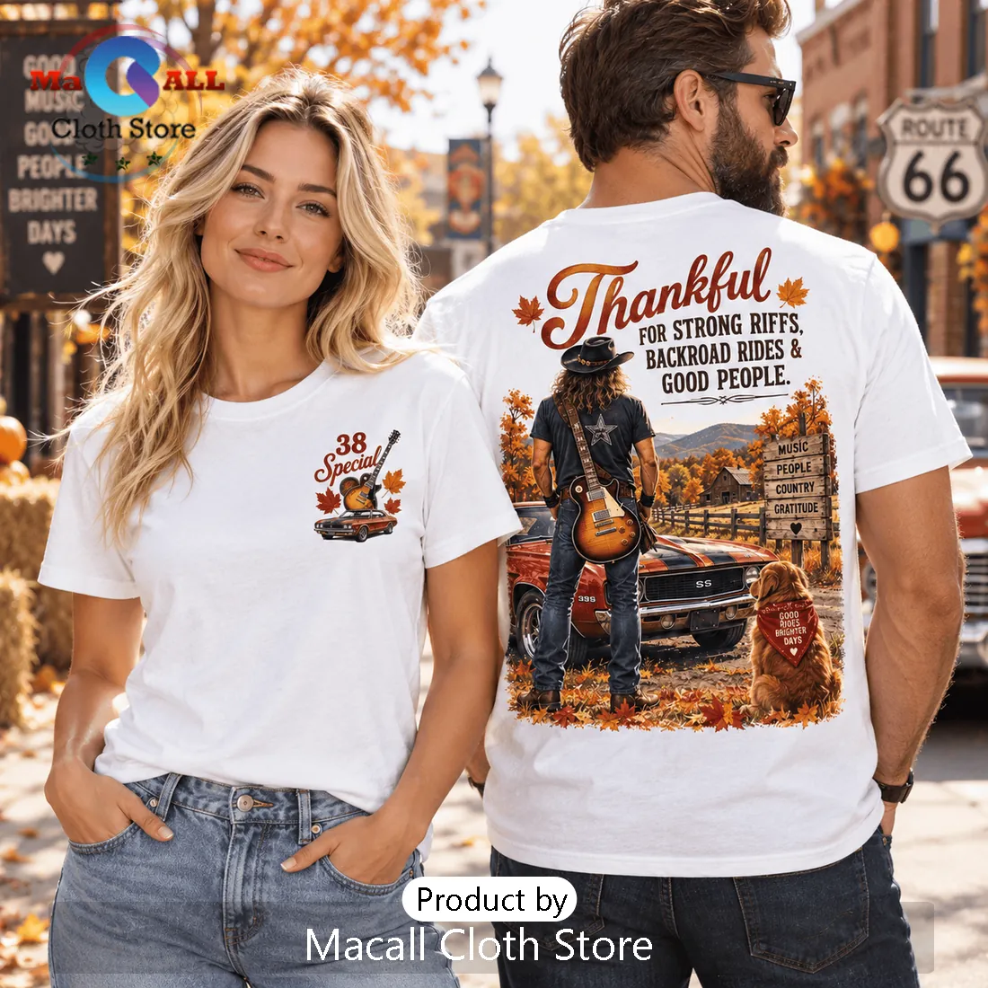 Special Southern Rock Thanksgiving White T-Shirt Special Southern Rock Thanksgiving White T-Shirt