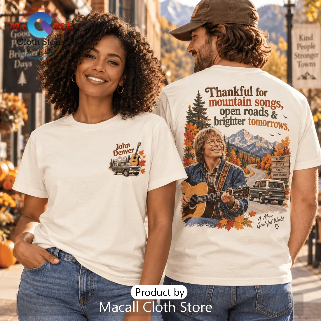 John Denver Autumn Mountain Song T-Shirt John Denver Autumn Mountain Song T-Shirt