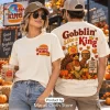 Wingstop Thanksgiving Autumn Leaves Cream T-Shirt