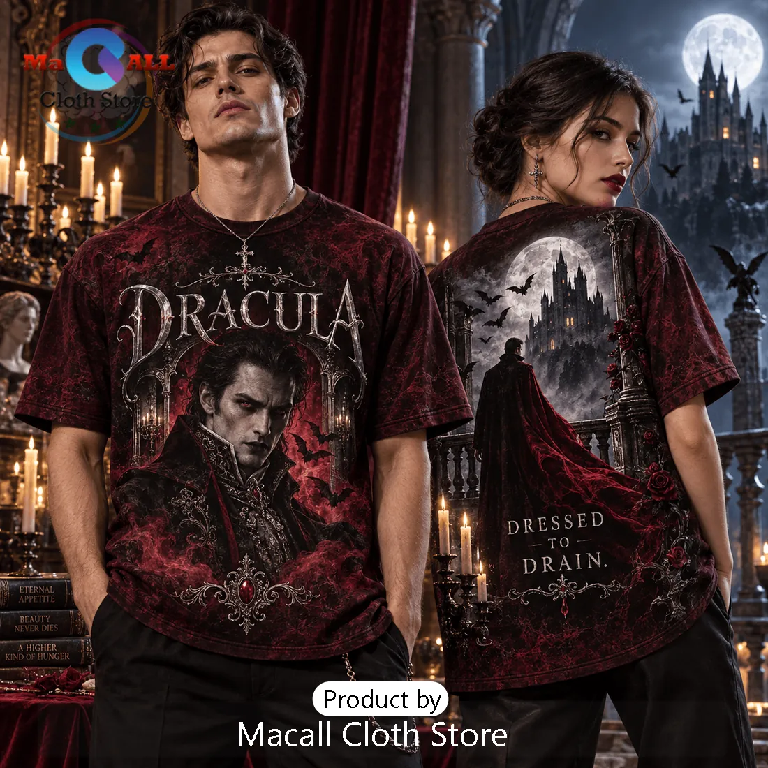Dracula Dressed To Drain Gothic Shirt Dracula Dressed To Drain Gothic Shirt