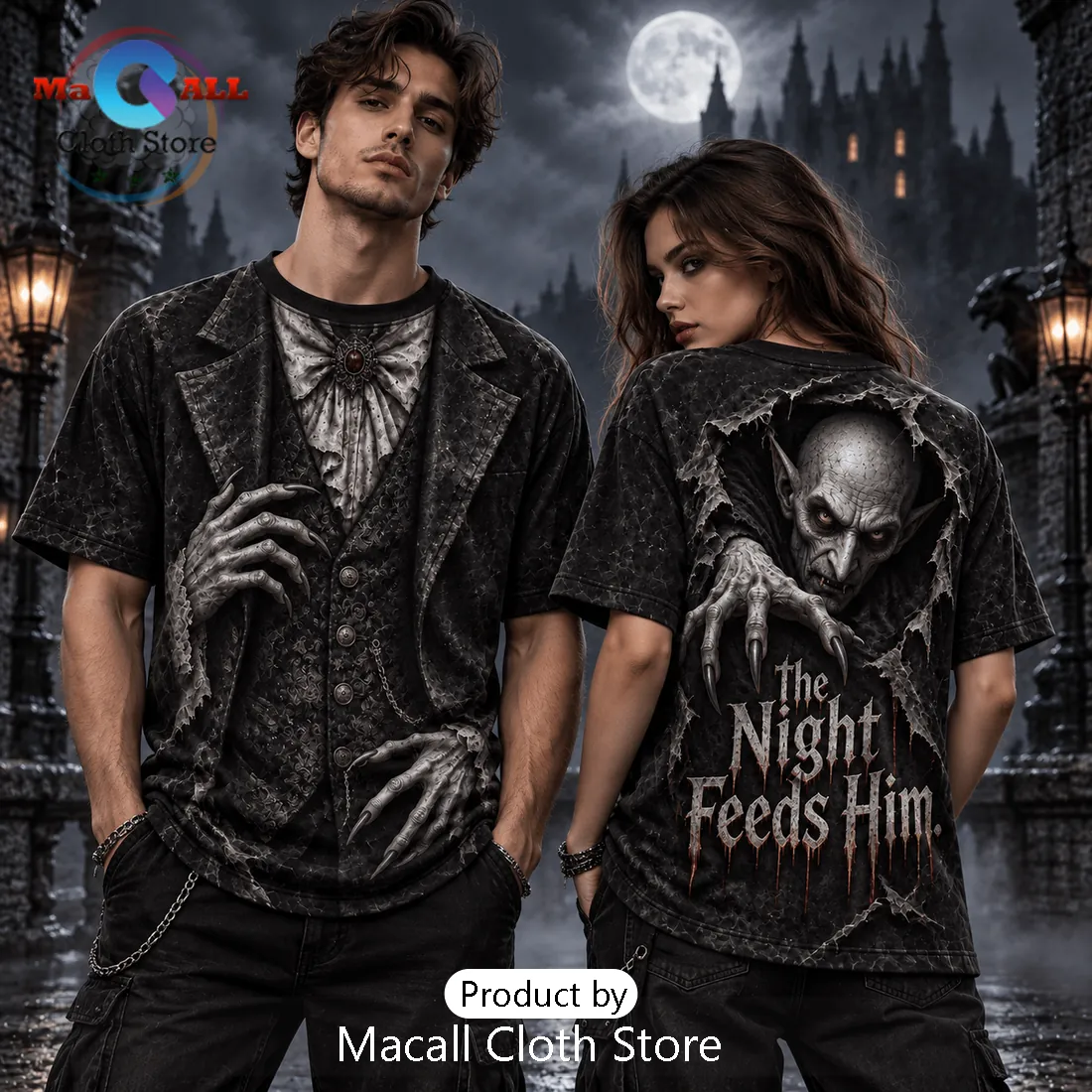 Count Orlok The Night Feeds Him Vampire T-Shirt