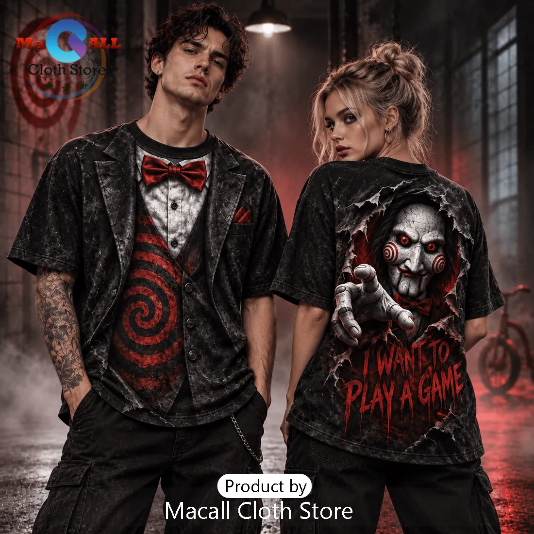 Saw Billy The Puppet Suit T-Shirt