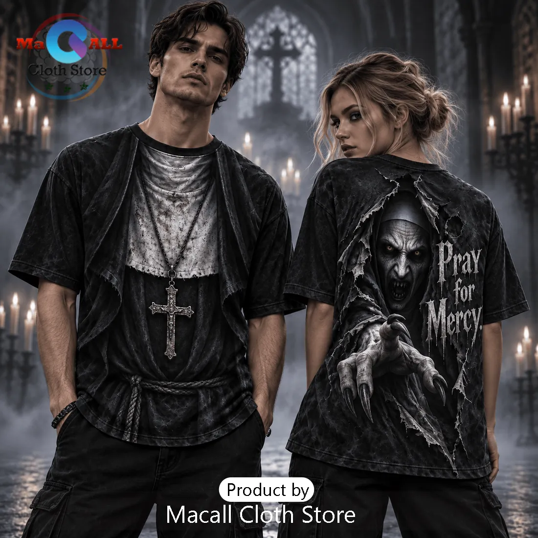 The Conjuring Valak Nun Pray For Mercy T-Shirt The Conjuring Valak Nun Pray For Mercy T-Shirt