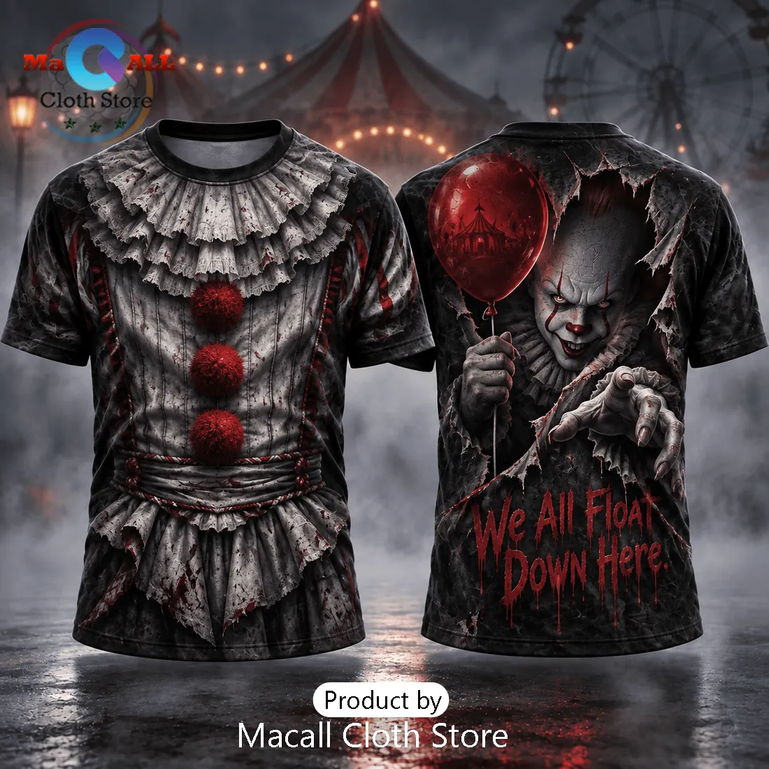 Pennywise We All Float Down Here T-Shirt Pennywise We All Float Down Here T-Shirt