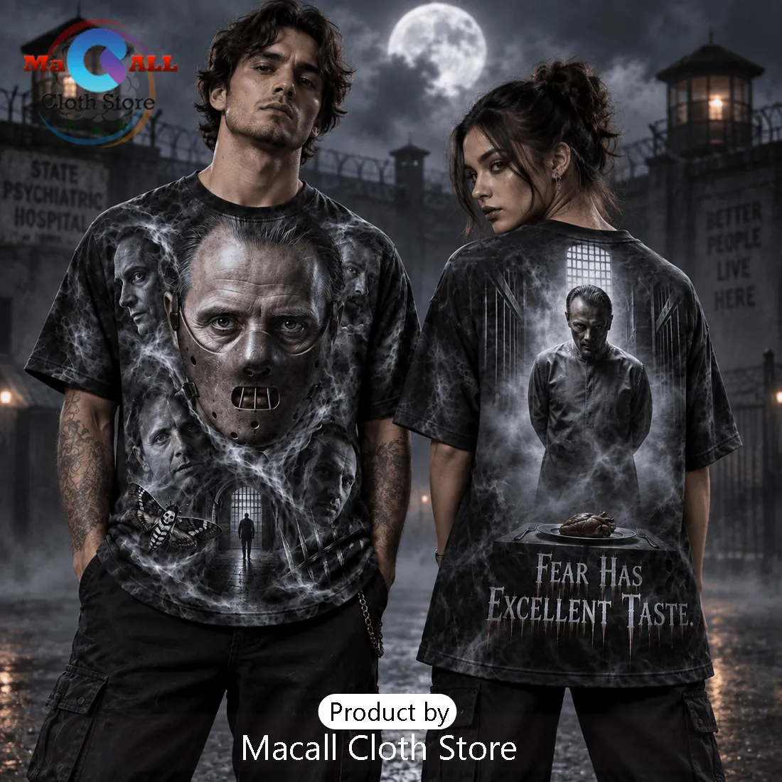 Hannibal Lecter Fear Has Excellent Taste T-Shirt Hannibal Lecter Fear Has Excellent Taste T-Shirt