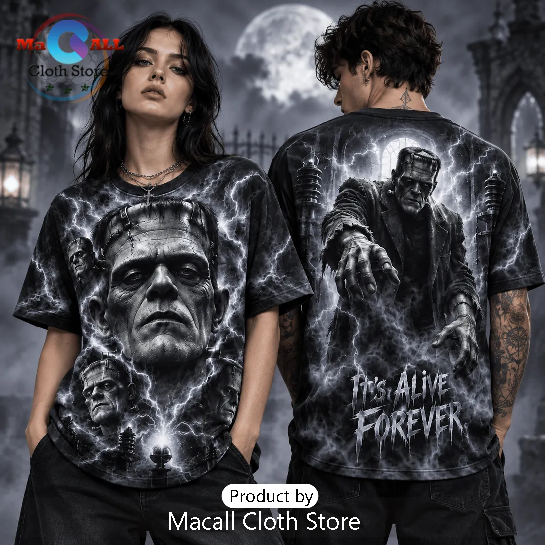 Frankenstein Monster It’s Alive Forever T-Shirt Frankenstein Monster It’s Alive Forever T-Shirt