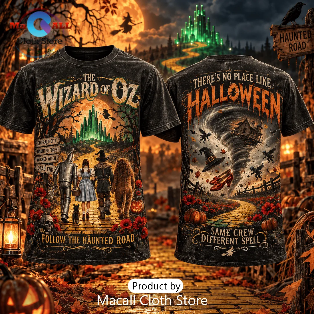 Wizard of Oz Haunted Road Halloween Shirt Wizard of Oz Haunted Road Halloween Shirt