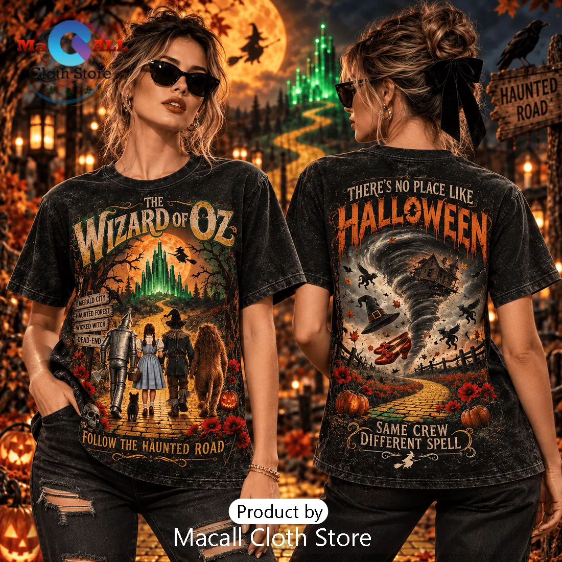 Wizard of Oz Haunted Road Halloween Shirt Wizard of Oz Haunted Road Halloween Shirt