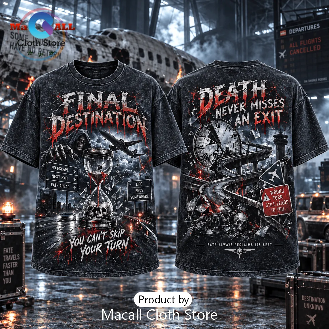 Final Destination Death Never Misses An Exit Shirt Final Destination Death Never Misses An Exit Shirt