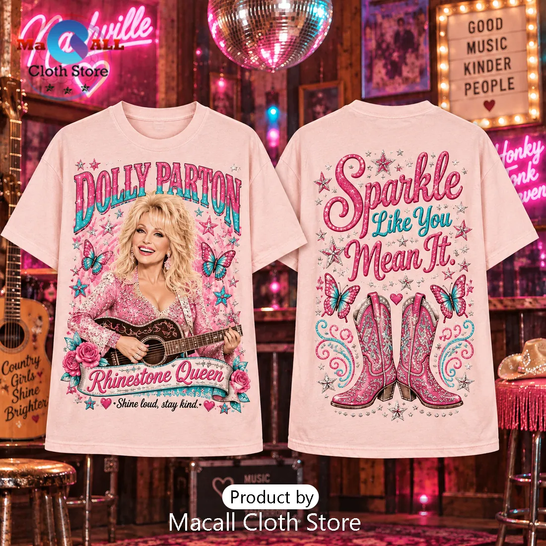 Dolly Parton Sparkle Rhinestone Cowgirl Shirt Dolly Parton Sparkle Rhinestone Cowgirl Shirt