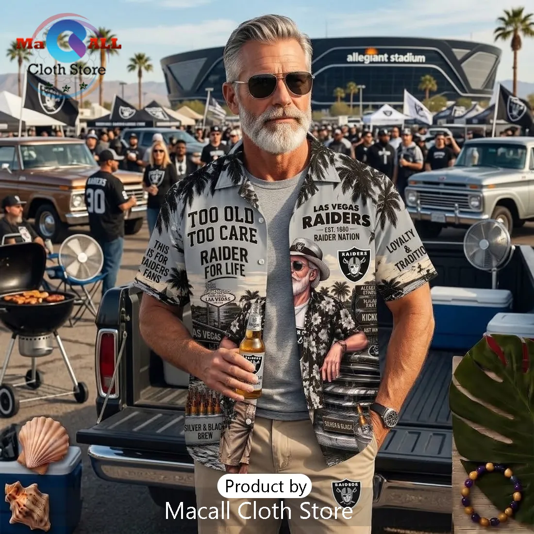 Las Vegas Raiders For Life Hawaiian Shirt Las Vegas Raiders For Life Hawaiian Shirt