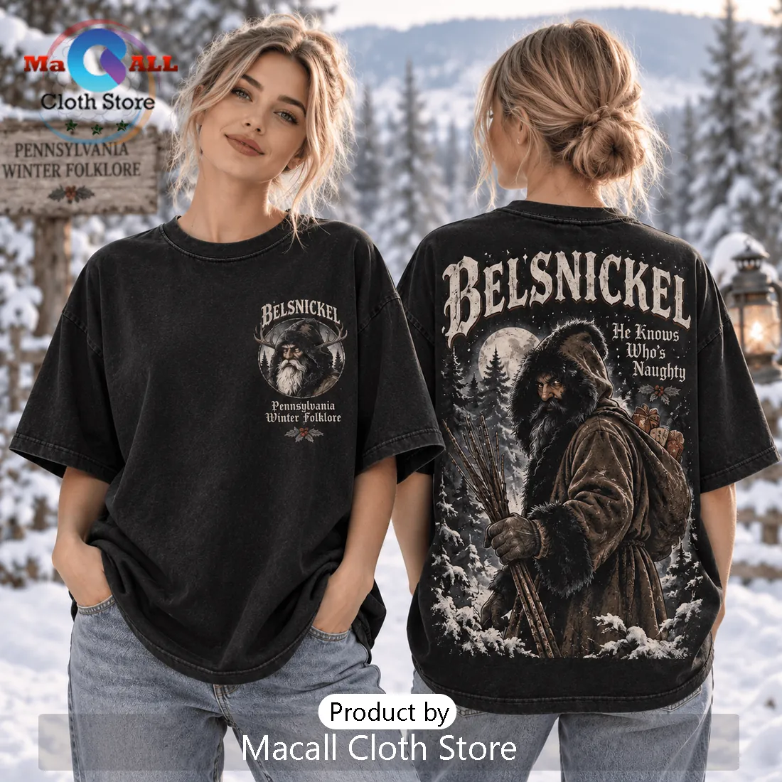 Belsnickel He Knows Who Is Naughty Shirt Belsnickel He Knows Who Is Naughty Shirt
