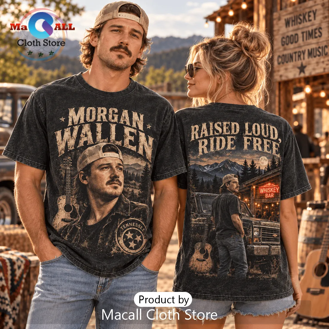 Morgan Wallen Raised Loud Ride Free Shirt Morgan Wallen Raised Loud Ride Free Shirt