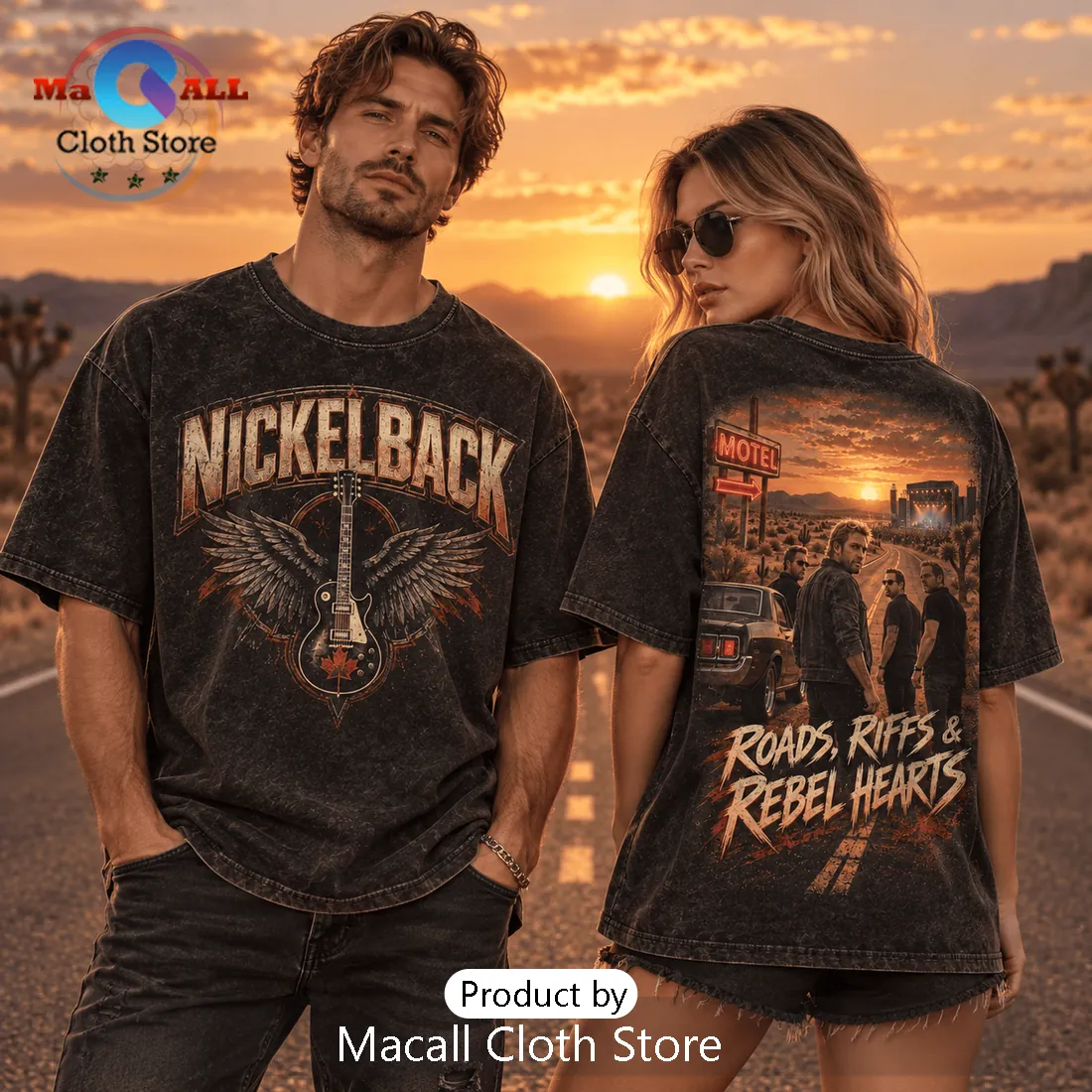 Nickelback Vintage Wash Roads Riffs Rebel Hearts Shirt Nickelback Vintage Wash Roads Riffs Rebel Hearts Shirt