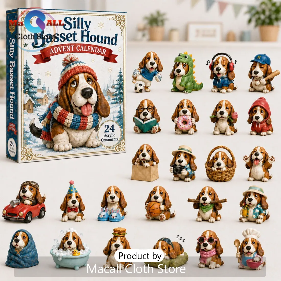Silly Basset Hound Advent Calendar 2026 Silly Basset Hound Advent Calendar 2026