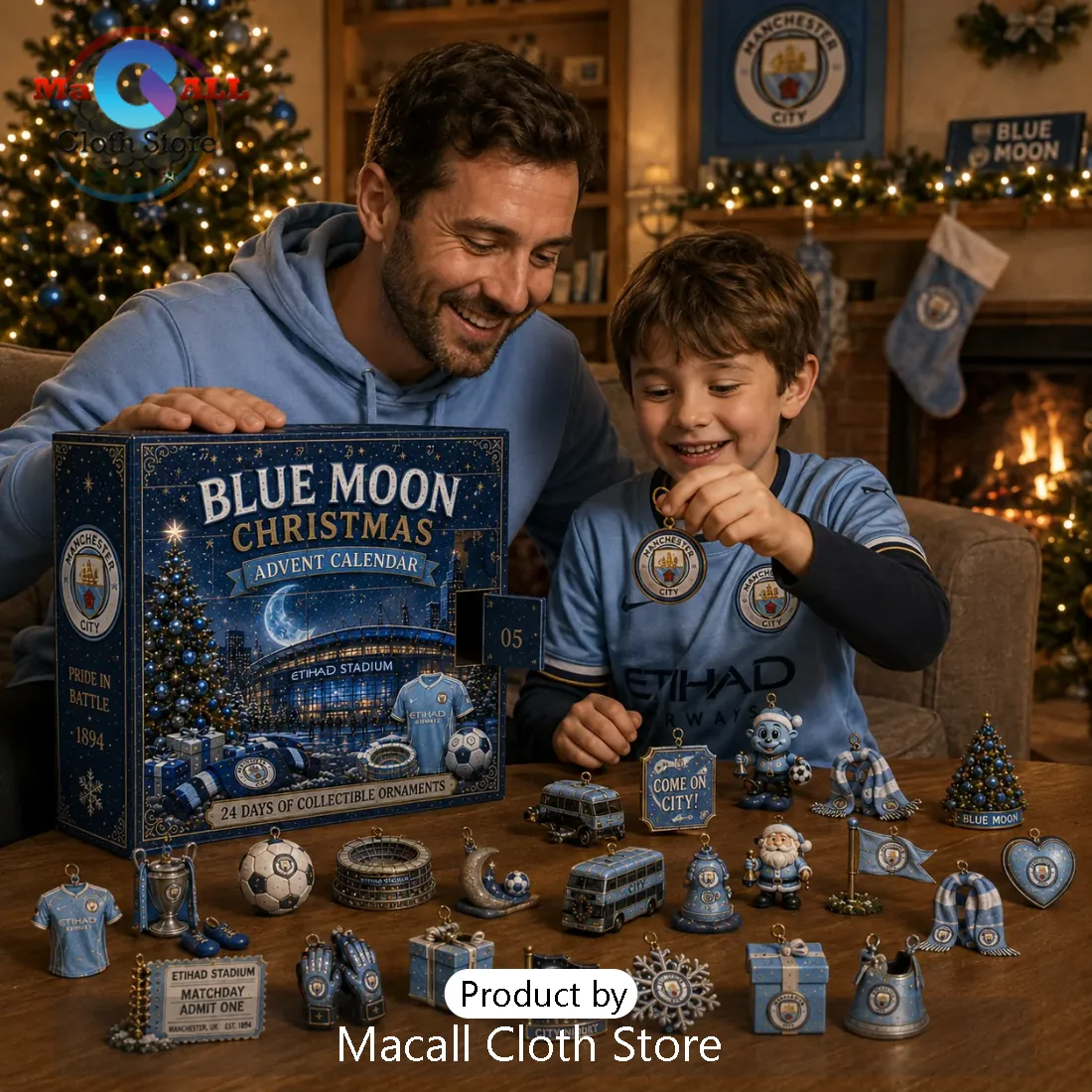 Manchester City Football Christmas Advent Calendar Manchester City Football Christmas Advent Calendar