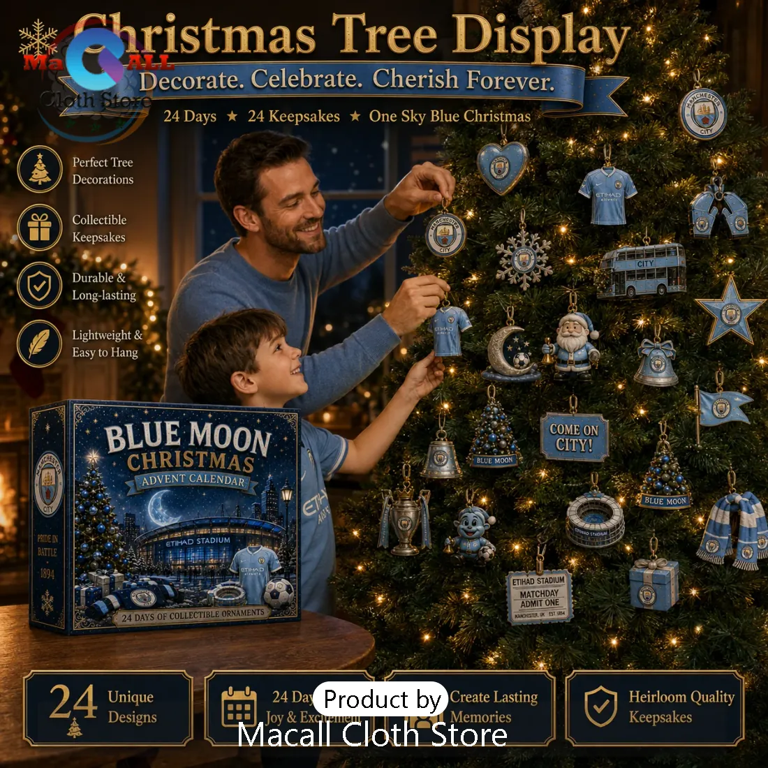 Manchester City Football Christmas Advent Calendar Manchester City Football Christmas Advent Calendar