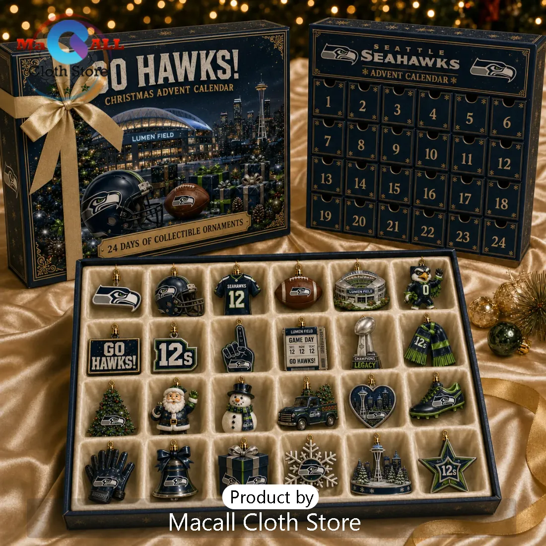 Seattle Seahawks Christmas Advent Calendar Seattle Seahawks Christmas Advent Calendar