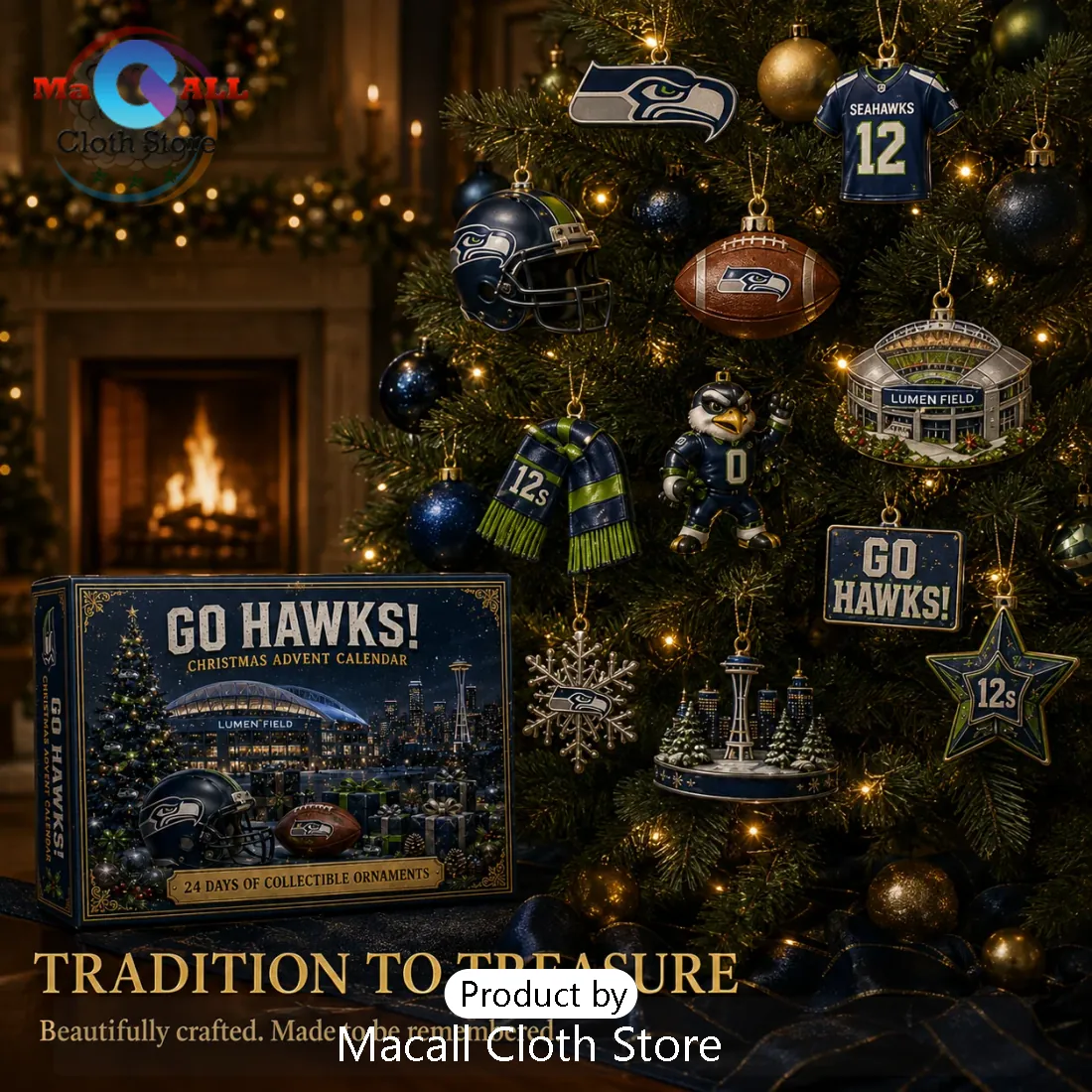 Seattle Seahawks Christmas Advent Calendar Seattle Seahawks Christmas Advent Calendar