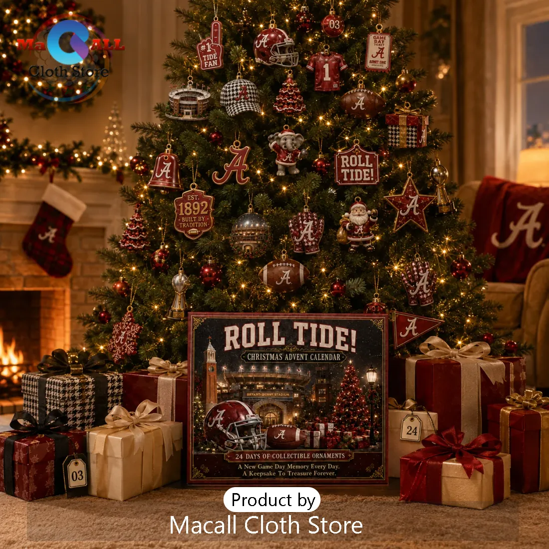 Alabama Crimson Tide Christmas Advent Calendar Alabama Crimson Tide Christmas Advent Calendar