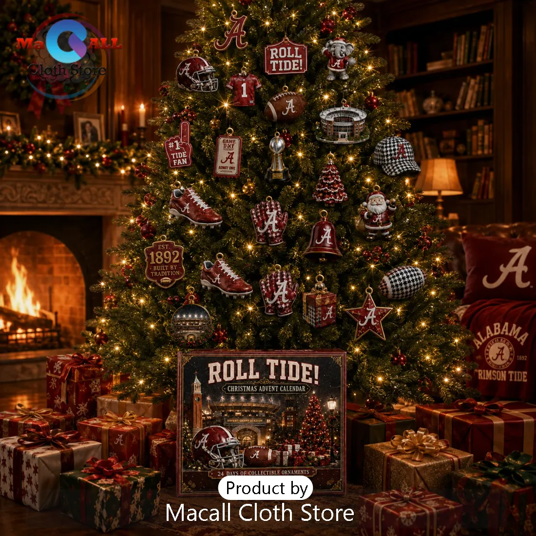 Alabama Crimson Tide Christmas Advent Calendar Alabama Crimson Tide Christmas Advent Calendar
