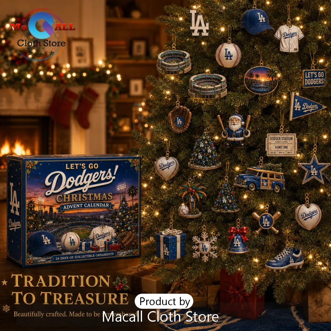 Los Angeles Dodgers Christmas Advent Calendar Los Angeles Dodgers Christmas Advent Calendar