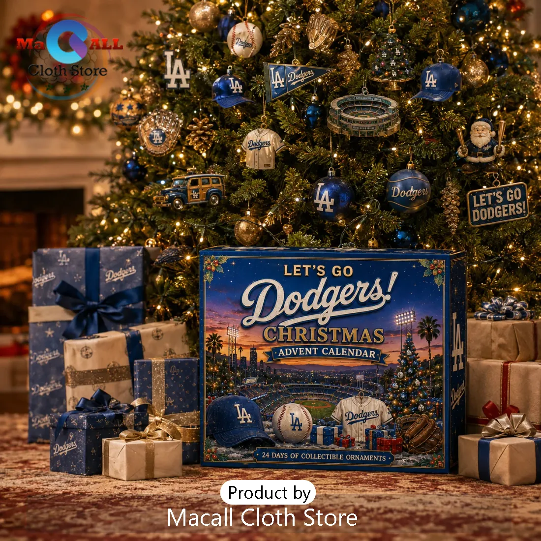 Los Angeles Dodgers Christmas Advent Calendar Los Angeles Dodgers Christmas Advent Calendar