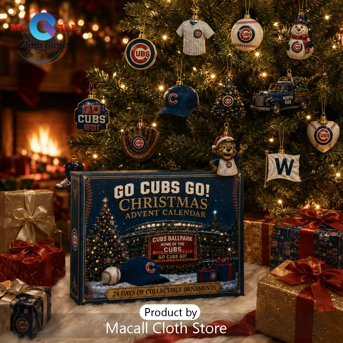 Chicago Cubs Baseball Christmas Advent Calendar Chicago Cubs Baseball Christmas Advent Calendar