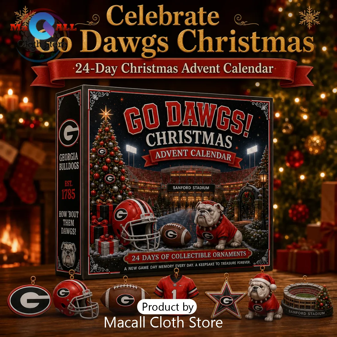 Georgia Bulldogs Christmas Advent Calendar 2026 Georgia Bulldogs Christmas Advent Calendar 2026