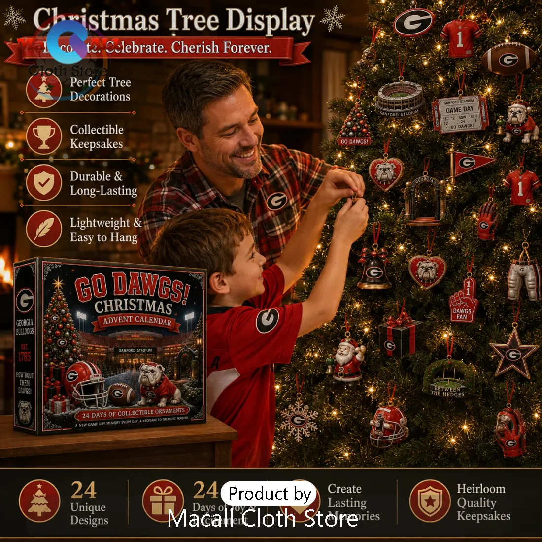 Georgia Bulldogs Christmas Advent Calendar 2026 Georgia Bulldogs Christmas Advent Calendar 2026