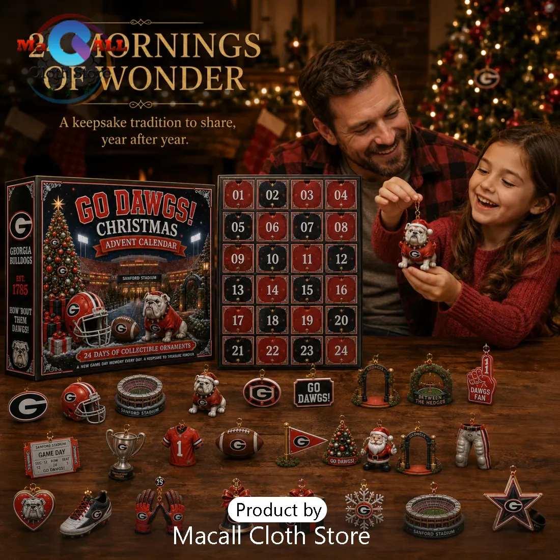 Georgia Bulldogs Christmas Advent Calendar 2026 Georgia Bulldogs Christmas Advent Calendar 2026