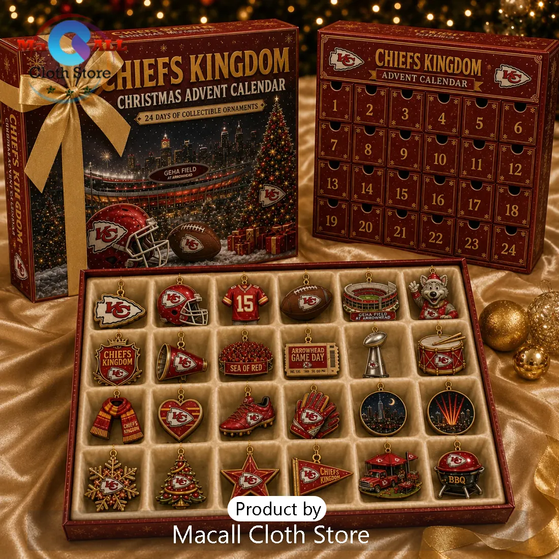 Kansas City Chiefs Christmas Advent Calendar